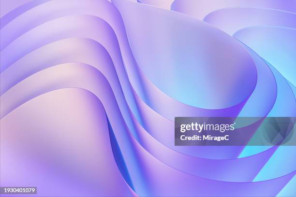pink and blue colored curly abstract background - matte finish stock pictures, royalty-free photos & images