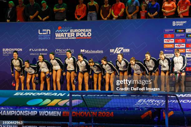 Team Italy during line up, Aurora Condorelli of Italy, Chiara Tabani of Italy, Giuditta Galardi of Italy, Silvia Avegno of Italy, Sofia Giustini of...