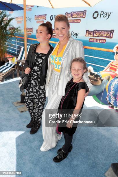 Los Angeles, CA - June 30, 2018 - Zoie Laurel May Herpin, Jodie Sweetin and Beatrix Carlin Sweetin Coyle seen at Columbia Pictures and Sony Pictures...