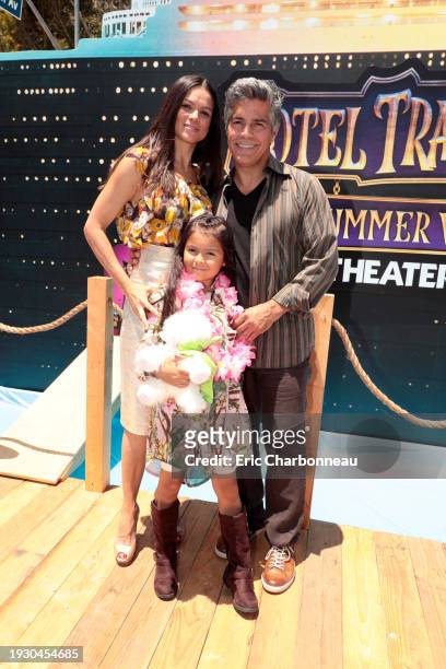 Los Angeles, CA - June 30, 2018 - Elvimar Silva, Mariana Oliveira Morales and Esai Morales seen at Columbia Pictures and Sony Pictures Animation...