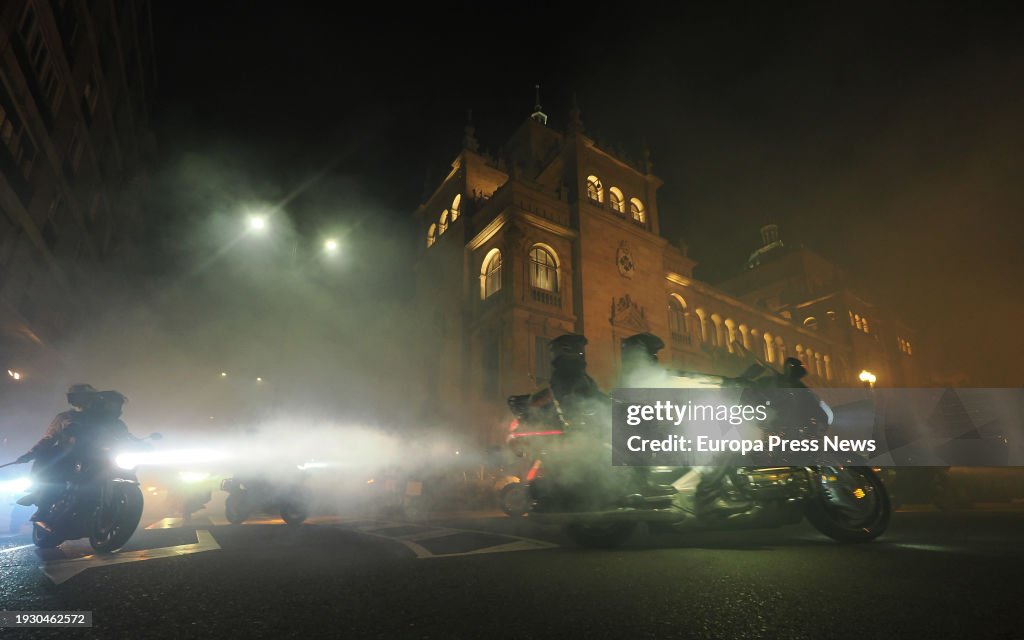 Torchlight Parade Of Penguin 2024 In Valladolid