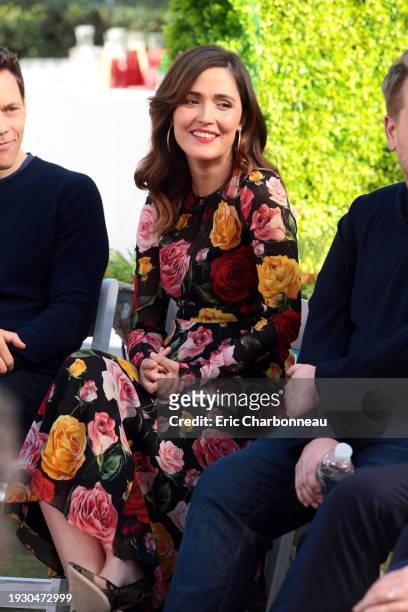 Los Angeles Rose Byrne at JunketPress Conference for Columbia Pictures' PETER RABBIT at The London Hotel West Hollywood