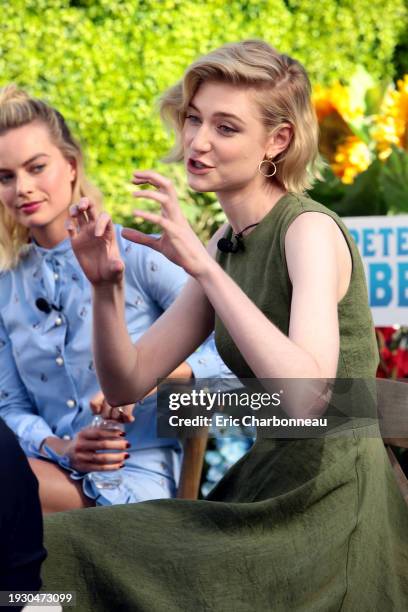 Los Angeles Elizabeth Debicki at Junket Press Conference for Columbia Pictures' PETER RABBIT at The London Hotel West Hollywood