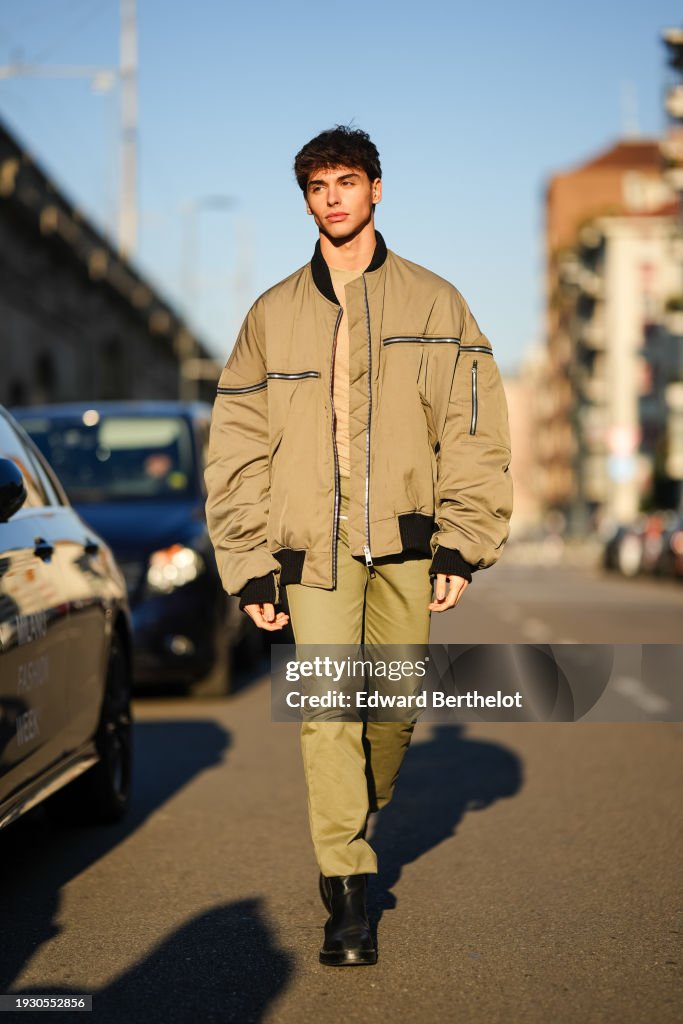 Street Style - Day 2 - Milan Fashion Week - Menswear Fall/Winter 2024-2025