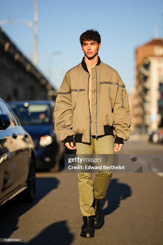 Street Style - Day 2 - Milan Fashion Week - Menswear Fall/Winter 2024-2025