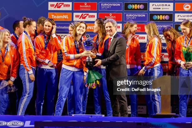 Team of the Netherlands, Laura Aarts of the Netherlands, Iris Wolves of the Netherlands, Brigitte Sleeking of the Netherlands, Sabrina van der Sloot...