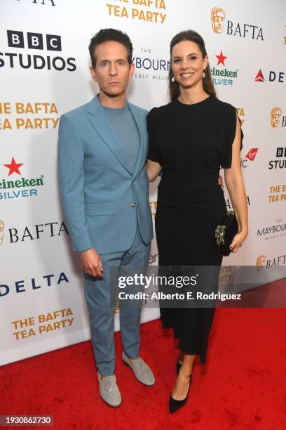 Glenn Howerton and Jill Latiano attend The BAFTA Tea Party presented by Delta Air Lines, Virgin Atlantic and BBC Studios Los Angeles Productions at...