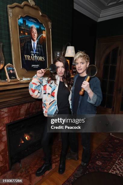 The Traitors Experience" -- Pictured: Parvati Shallow, Mae Martin on January 12, 2024 --
