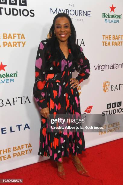 Karen Pittman attends The BAFTA Tea Party presented by Delta Air Lines, Virgin Atlantic and BBC Studios Los Angeles Productions at The Maybourne...