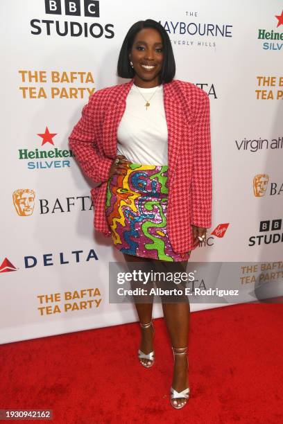 Olivia Washington attends The BAFTA Tea Party presented by Delta Air Lines, Virgin Atlantic and BBC Studios Los Angeles Productions at The Maybourne...