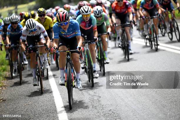 Sofia Bertizzolo of Italy and UAE Team Adq Blue Sprint Jersey competes during the 8th Santos Women's Tour Down Under 2024, Stage 3 a 93.4km stage...