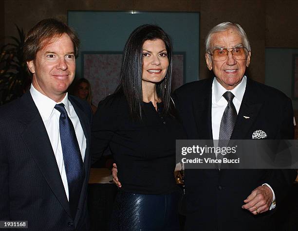 Actor Ed McMahon , wife his Pam and son Jeff attend the Beverly Hills Ball 50th Anniversary Gala and benefit on April 14, 2003 in Beverly Hills,...