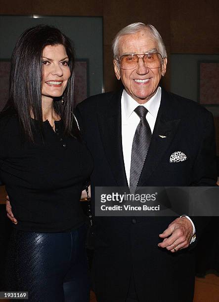 Actor Ed McMahon and his wife Pam attend the Beverly Hills Ball 50th Anniversary Gala and benefit on April 14, 2003 in Beverly Hills, California.