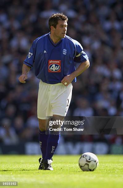 Jeff Kenna of Birmingham City looking to cross the ball during the Barclaycard Premiership match between Tottenham Hotspur and Birmingham City held...