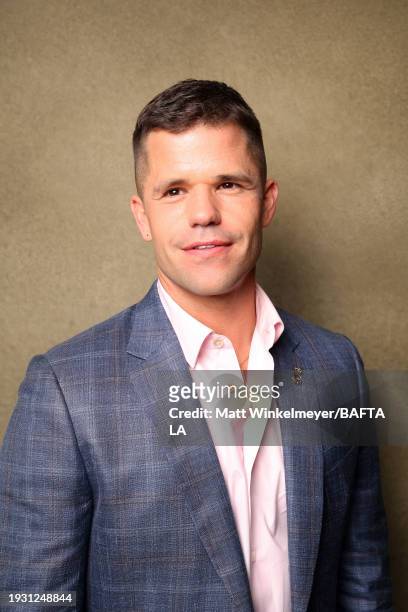 Charlie Carver poses for a portrait during The BAFTA Tea Party presented by Delta Air Lines, Virgin Atlantic and BBC Studios Los Angeles Productions...