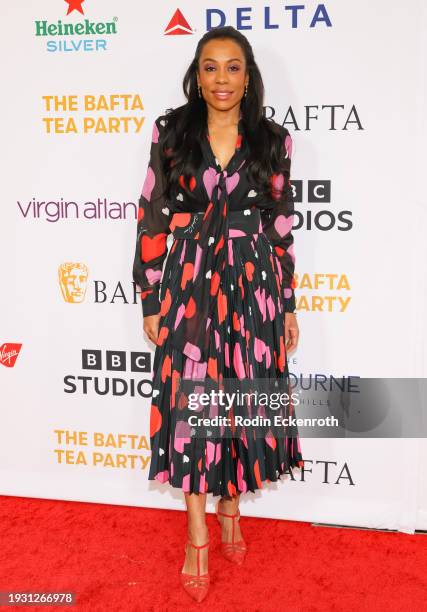 Karen Pittman attends The 2024 BAFTA Tea Party at The Maybourne Beverly Hills on January 13, 2024 in Beverly Hills, California.