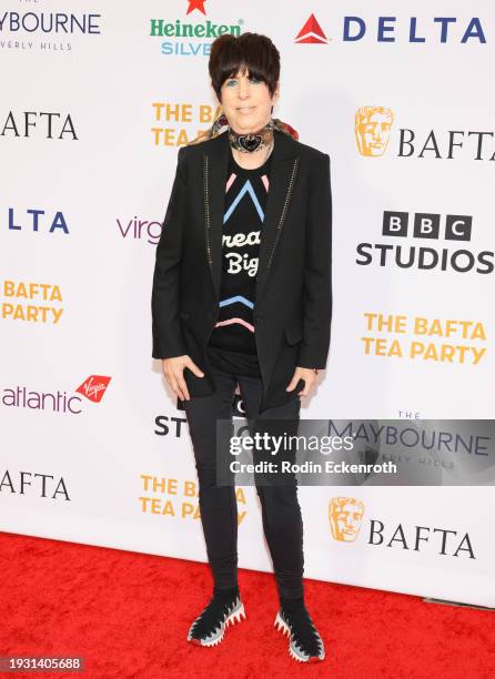 Diane Warren attends The 2024 BAFTA Tea Party at The Maybourne Beverly Hills on January 13, 2024 in Beverly Hills, California.