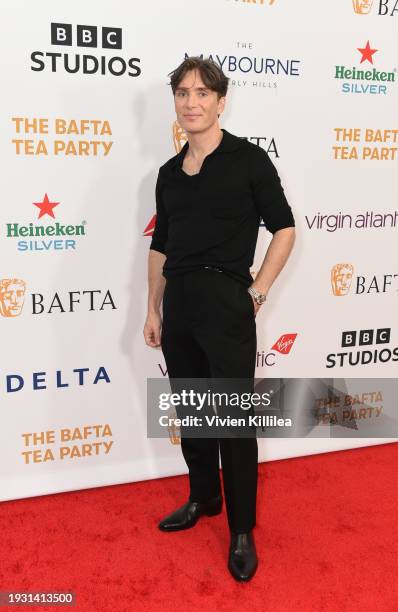 Cillian Murphy attends BAFTA tea party presented by Delta Air Lines, Virgin Atlantic and BBC Studios Los Angeles Productions at The Maybourne Beverly...