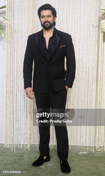 Aftab Shivdasani attends the Nupur Shikhare and Ira Khan wedding reception on January 13, 2024 in Mumbai, India