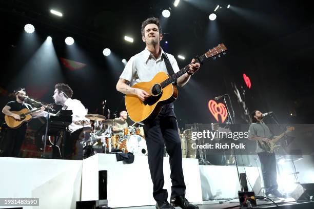 Matty Healy of The 1975 performs onstage at the 2024 iHeartRadio ALTer EGO Presented by Capital One at the Honda Center on January 13, 2024 in...