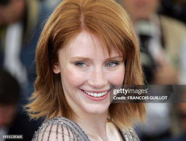 Actress Bryce Dallas Howard poses during a photo call for her film "Manderlay", 16 May 2005 at the 58th edition of the Cannes International Film...