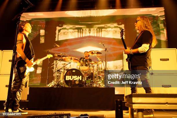 Gavin Rossdale of Bush and Jerry Cantrell of Alice in Chains perform onstage at the 2024 iHeartRadio ALTer EGO Presented by Capital One at the Honda...