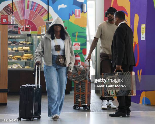 Fabolous arrives at Perth Airport on January 14 in Perth, Australia.