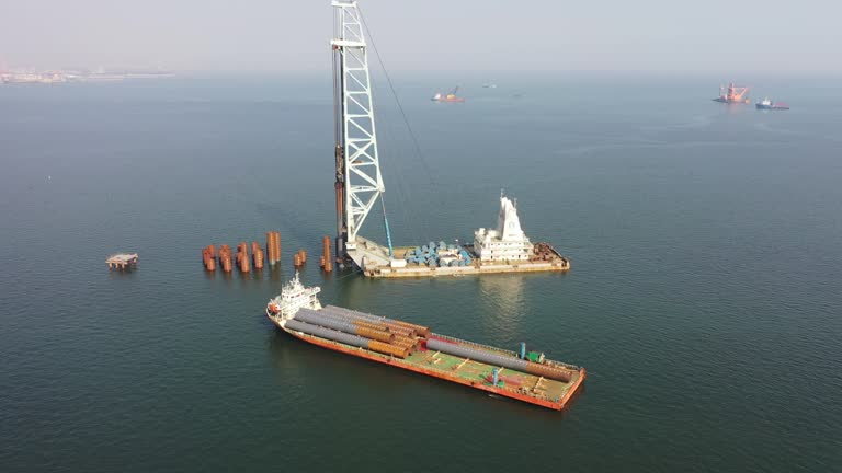 Offshore Piling Methods Steel Piling Videos and HD Footage - Getty Images