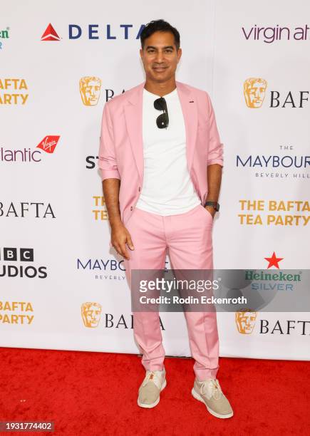 Kamal Khan attends The 2024 BAFTA Tea Party at The Maybourne Beverly Hills on January 13, 2024 in Beverly Hills, California.