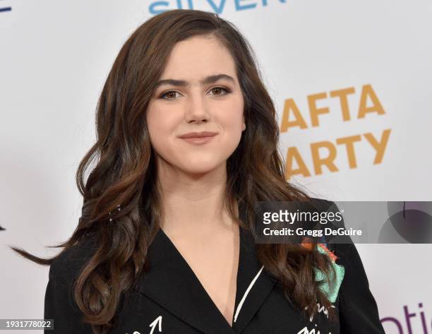 Abby Ryder Fortson attends The 2024 BAFTA Tea Party at The Maybourne Beverly Hills on January 13, 2024 in Beverly Hills, California.