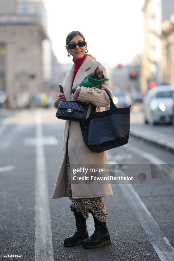 Street Style - Day 2 - Milan Fashion Week - Menswear Fall/Winter 2024-2025