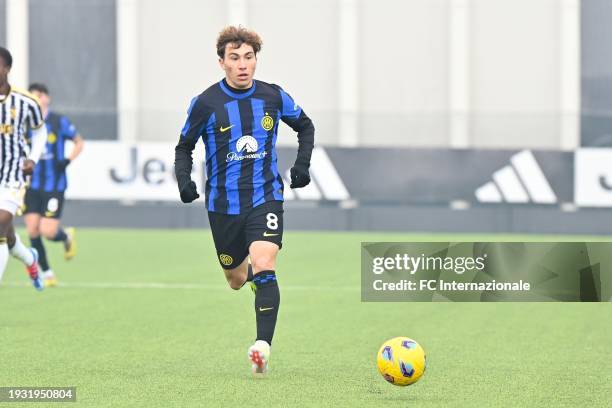 Luca Di Maggio of FC Internazionale U19 of FC Internazionale U19 during the Primavera 1 match between Juventus U19 and FC Internazionale U19t at...