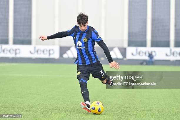Matteo Cocchi of FC Internazionale U19 of FC Internazionale U19 during the Primavera 1 match between Juventus U19 and FC Internazionale U19t at...