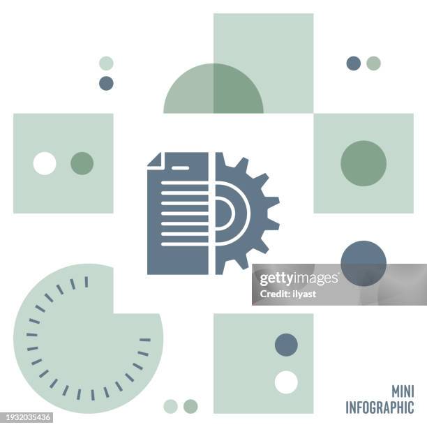 anleitung mini-infografik-design - reiseführer nachschlagwerk stock-grafiken, -clipart, -cartoons und -symbole