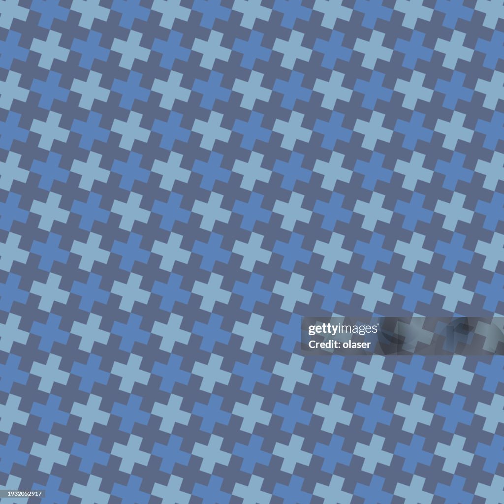 Blue Plus Sign Grid Pattern High-Res Vector Graphic - Getty Images
