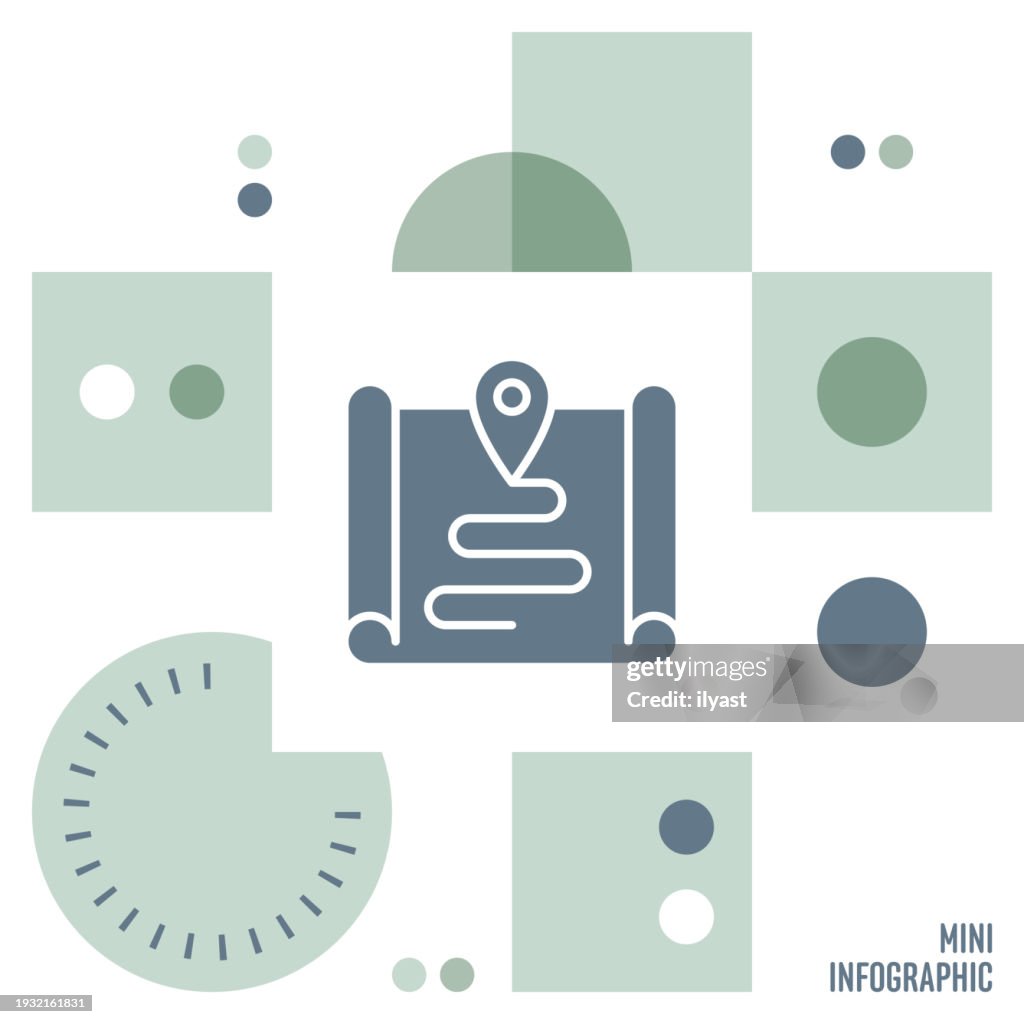 Photgraph Mini Map Map Mini Infographic Design High-Res Vector Graphic - Getty Images