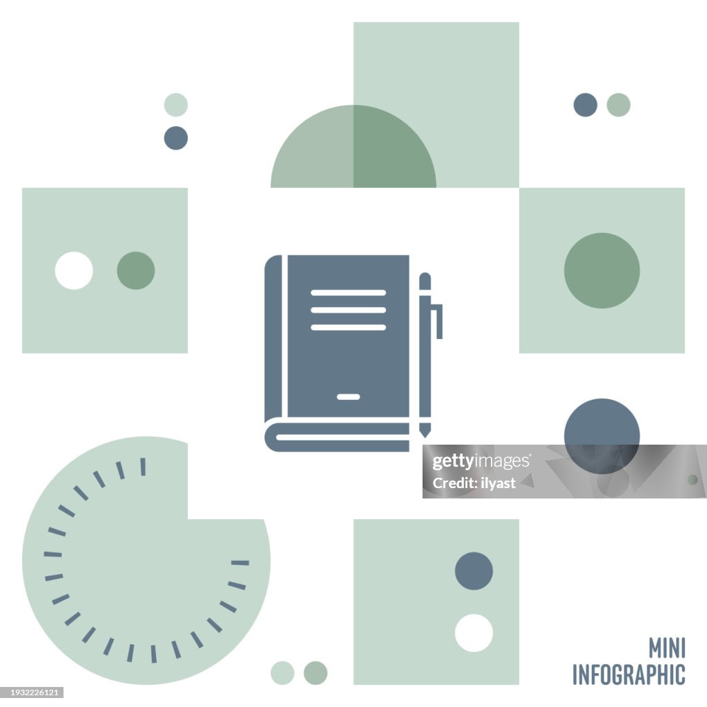 Notepad Mini Infographic Design High-Res Vector Graphic - Getty Images