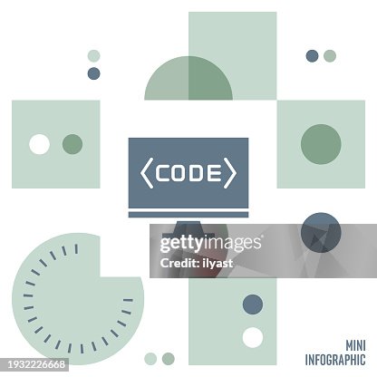Coding Graphics Example Coding Mini Infographic Design High-Res Vector Graphic - Getty Images