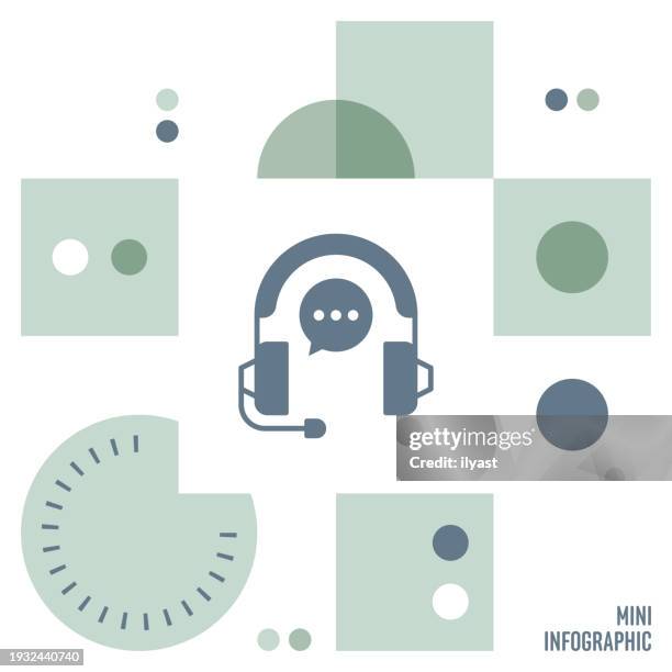Support Mini Infographic Design High-Res Vector Graphic - Getty Images