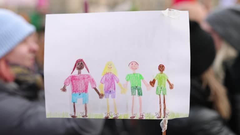 Kid Rally Drawing 136 Kids Rally Drawing Stock Videos, Footage, & 4K Video Clips - Getty ...