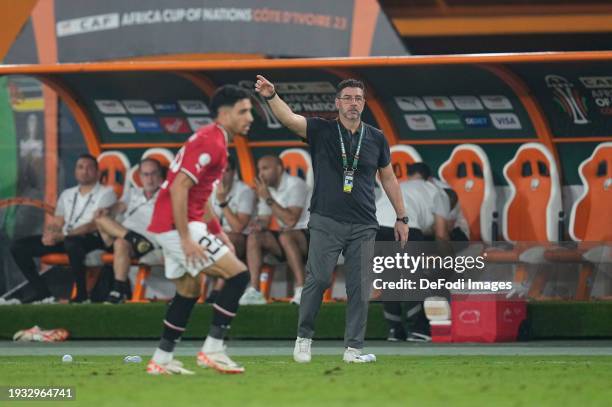 Rui Vitoria of Egypt during the TotalEnergies CAF Africa Cup of Nations group stage match between Egypt and Mozambique at on January 14, 2024 in...