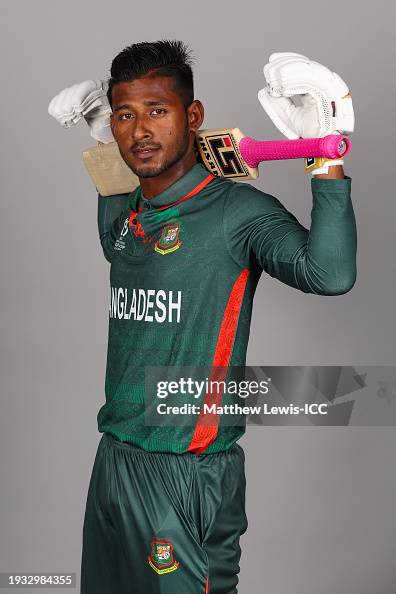 Snk Rahan Rabby Mahfuzur Rahman Rabby of Bangladesh poses for a portrait ahead of the ...
