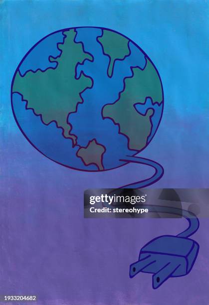 earth reset - global-powerpoint-background stock illustrations