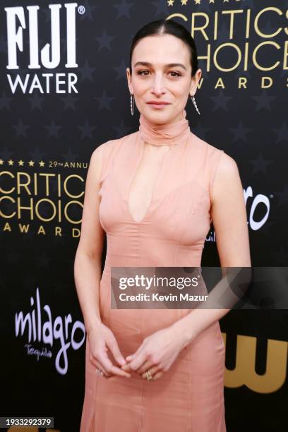 Jenny Slate attends the 29th Annual Critics Choice Awards at Barker Hangar on January 14, 2024 in Santa Monica, California.