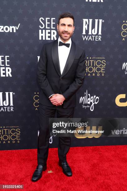 Brett Goldstein attends the 29th Annual Critics Choice Awards at Barker Hangar on January 14, 2024 in Santa Monica, California.