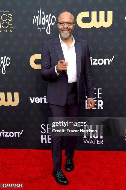 Jeffrey Wright attends the 29th Annual Critics Choice Awards at Barker Hangar on January 14, 2024 in Santa Monica, California.