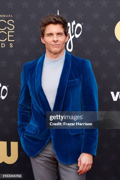 James Marsden attends the 29th Annual Critics Choice Awards at Barker Hangar on January 14, 2024 in Santa Monica, California.