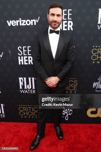 Brett Goldstein attends the 29th Annual Critics Choice Awards at Barker Hangar on January 14, 2024 in Santa Monica, California.