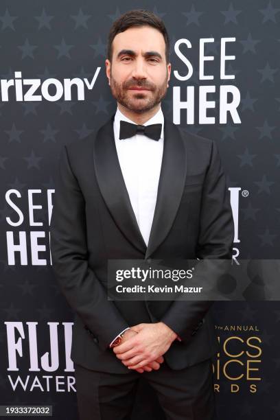 Brett Goldstein attends the 29th Annual Critics Choice Awards at Barker Hangar on January 14, 2024 in Santa Monica, California.