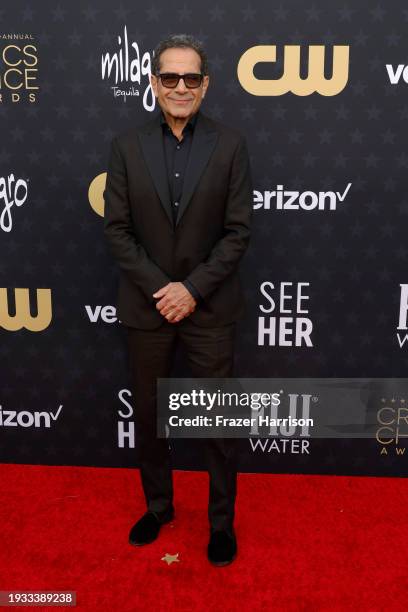 Tony Shalhoub attends the 29th Annual Critics Choice Awards at Barker Hangar on January 14, 2024 in Santa Monica, California.